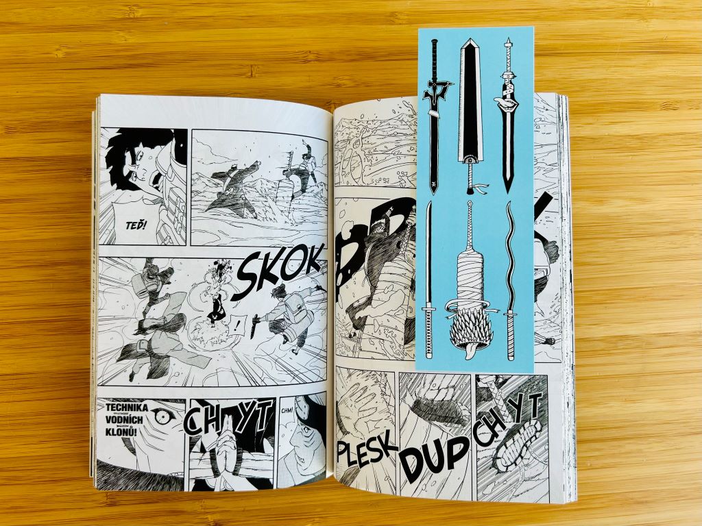 Bookmark "Anime Swords" 15 x 5 cm
