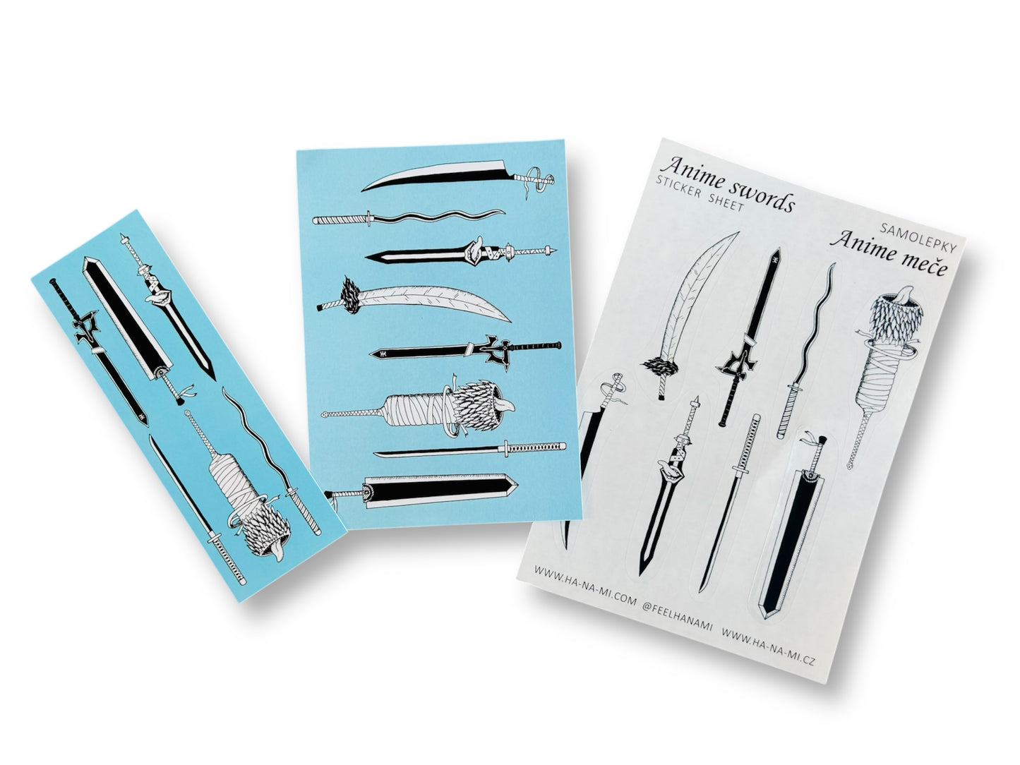 Gift package "Anime swords" paper
