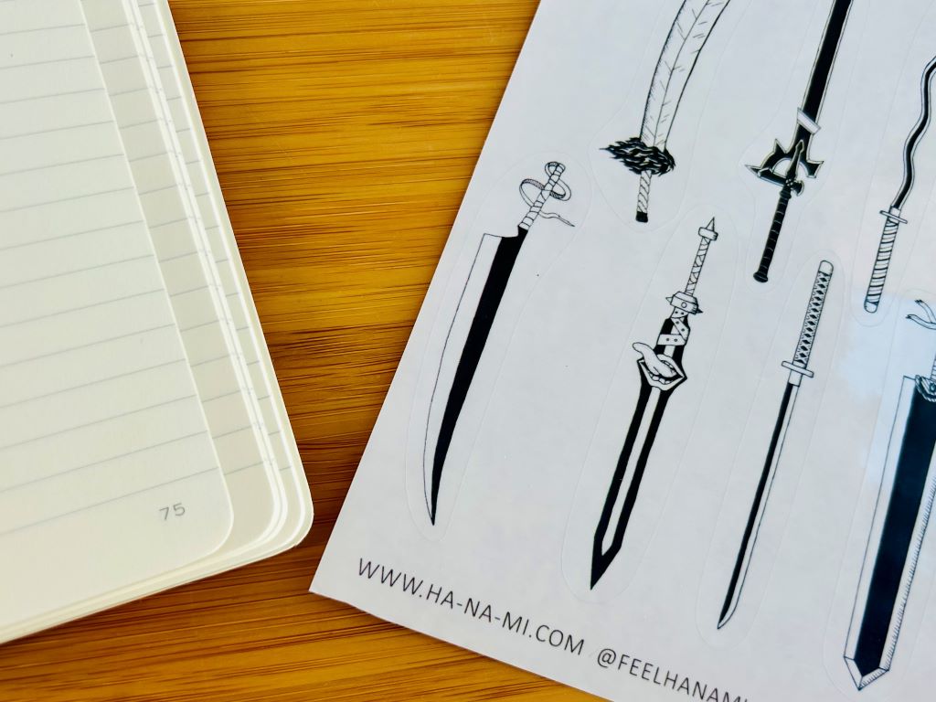 "Anime Swords" Stickers
