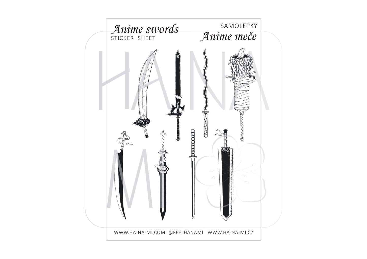 "Anime Swords" Stickers