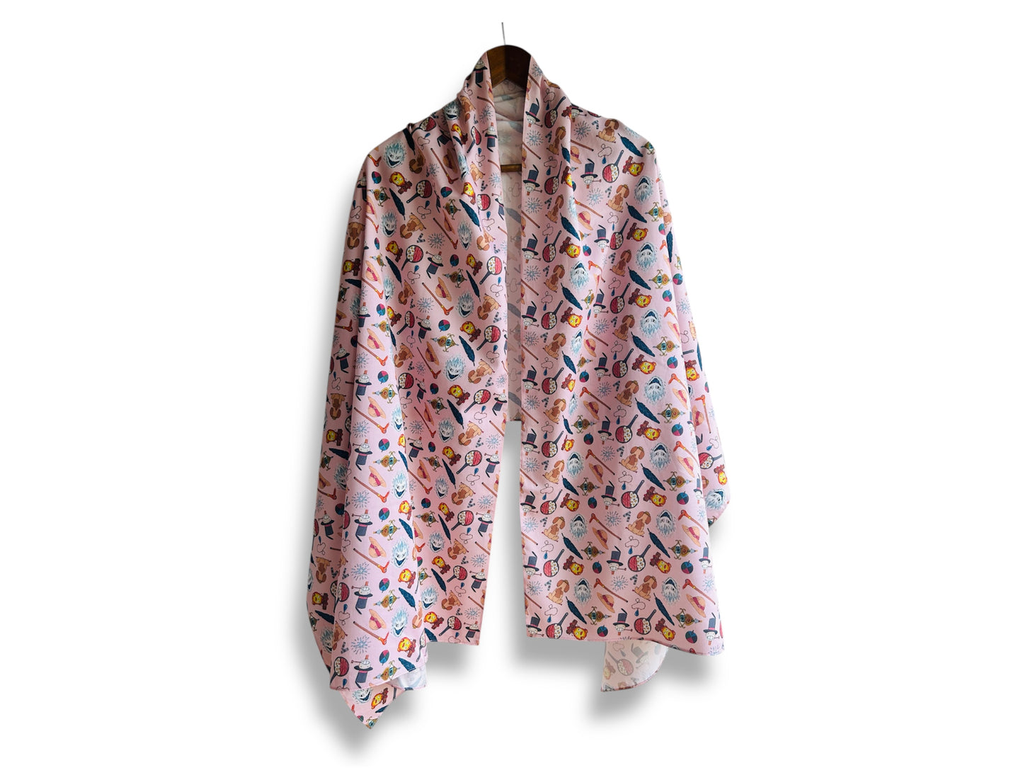 Large Scarf "Love & Magic" 70x200 cm