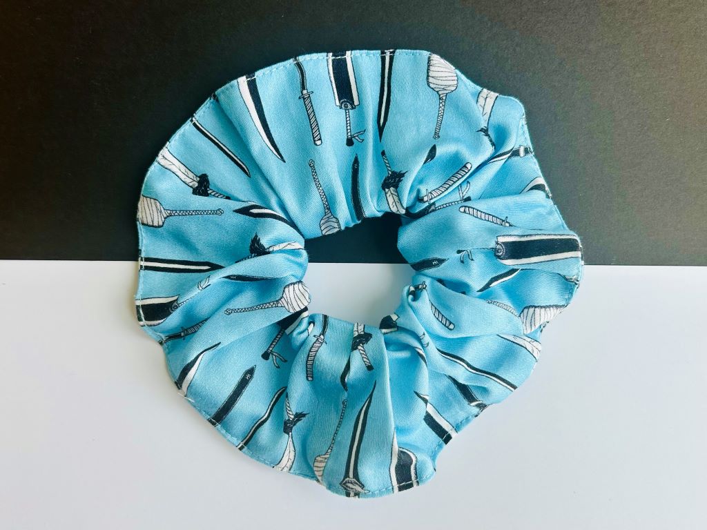 scrunchies "Anime Swords" fabric hair tie