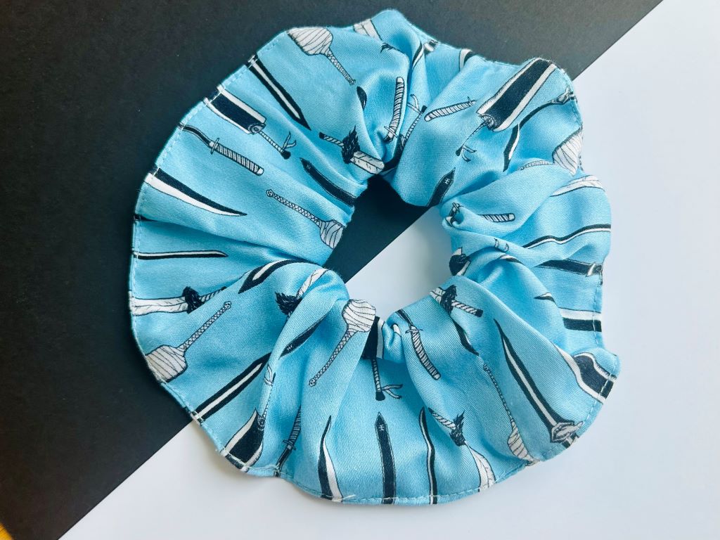 scrunchies "Anime Swords" fabric hair tie