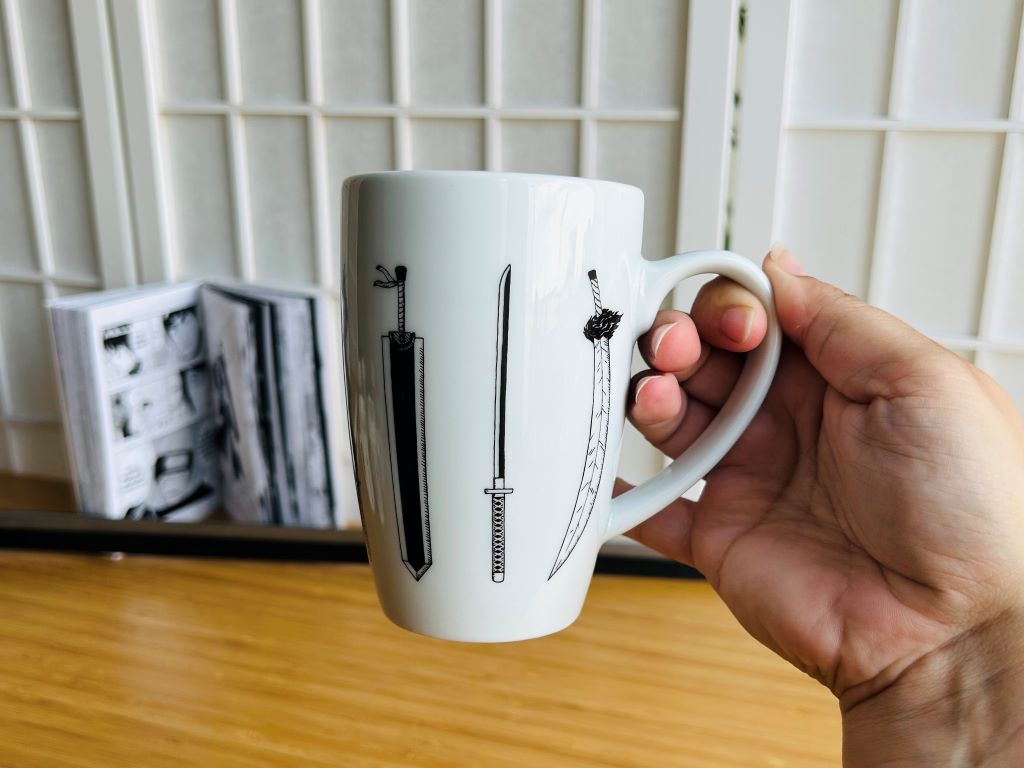 Tall mug "Anime swords" 380 ml