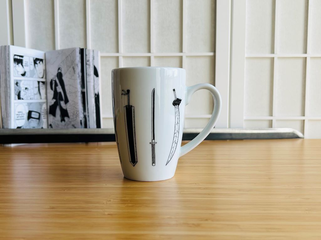 Tall mug "Anime swords" 380 ml