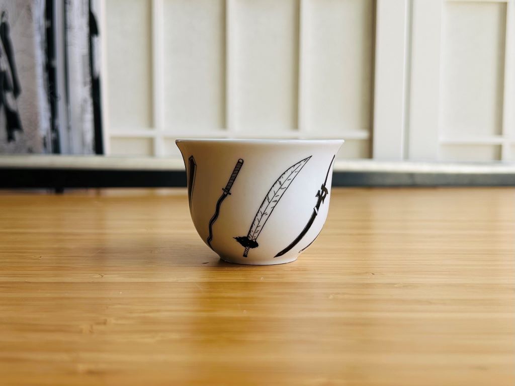 "Anime Swords" sake and tea cup, 50 ml