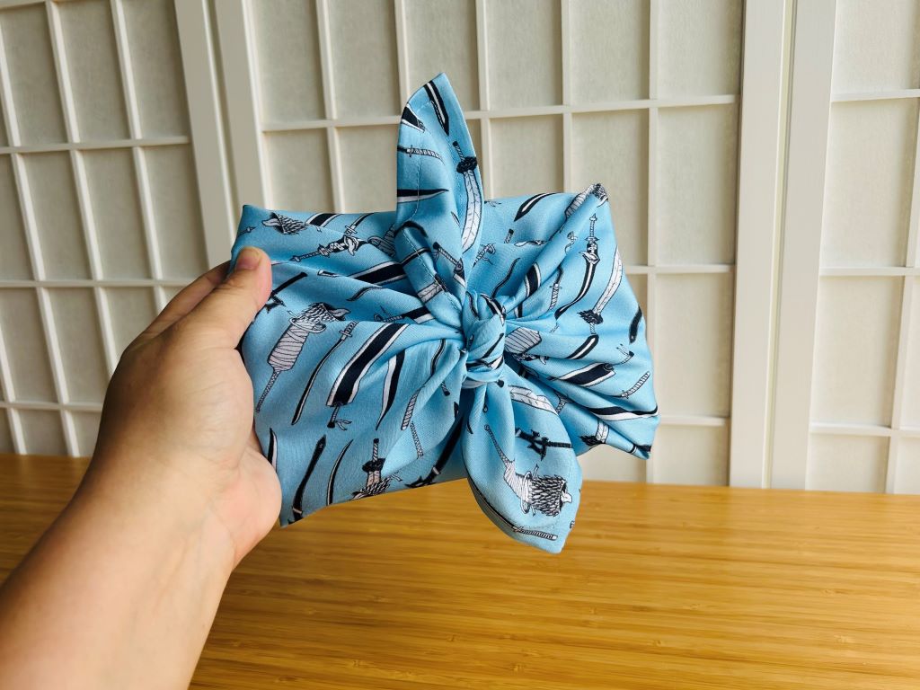 Large Scarf "Anime Swords" 100x100 cm