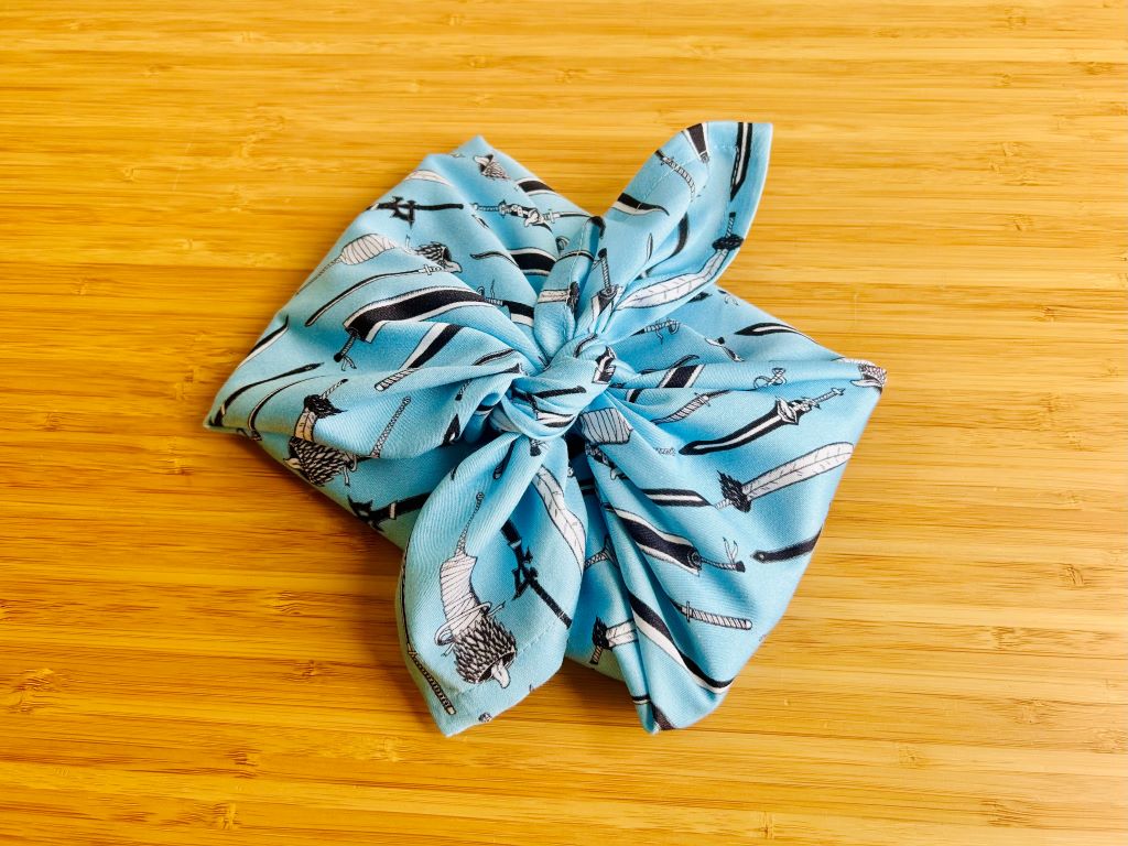 Medium scarf "Anime Swords" 67x67 cm