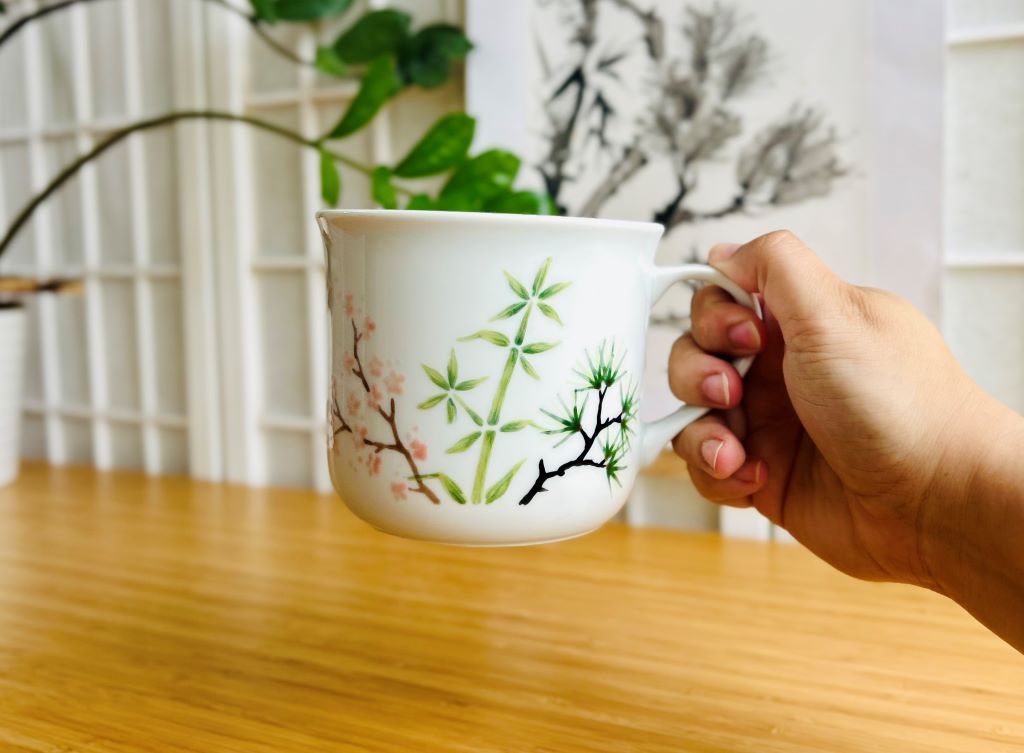 Tasse groß „Drei Freunde des Winters“ 650 ml