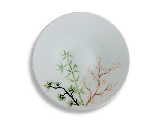 Dessert plate "Three Friends of Winter" diameter 20 cm