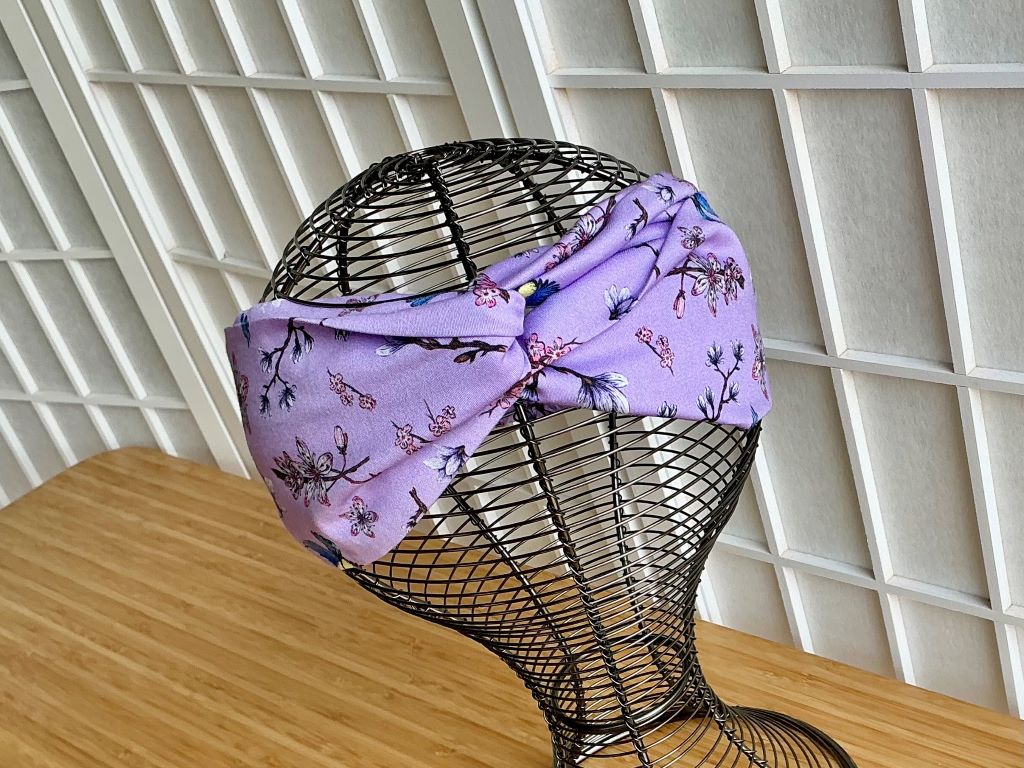 Stoffstirnband „Frühlings-Japan“ mit Gummizug