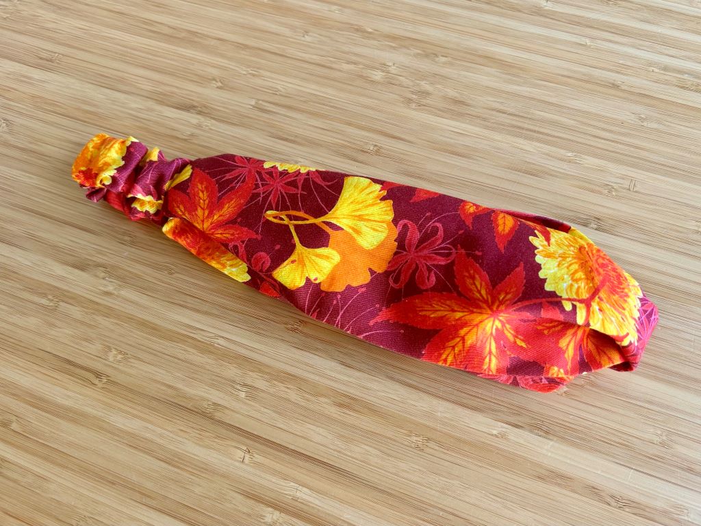 "Autumn Colors Park" fabric headband with elastic
