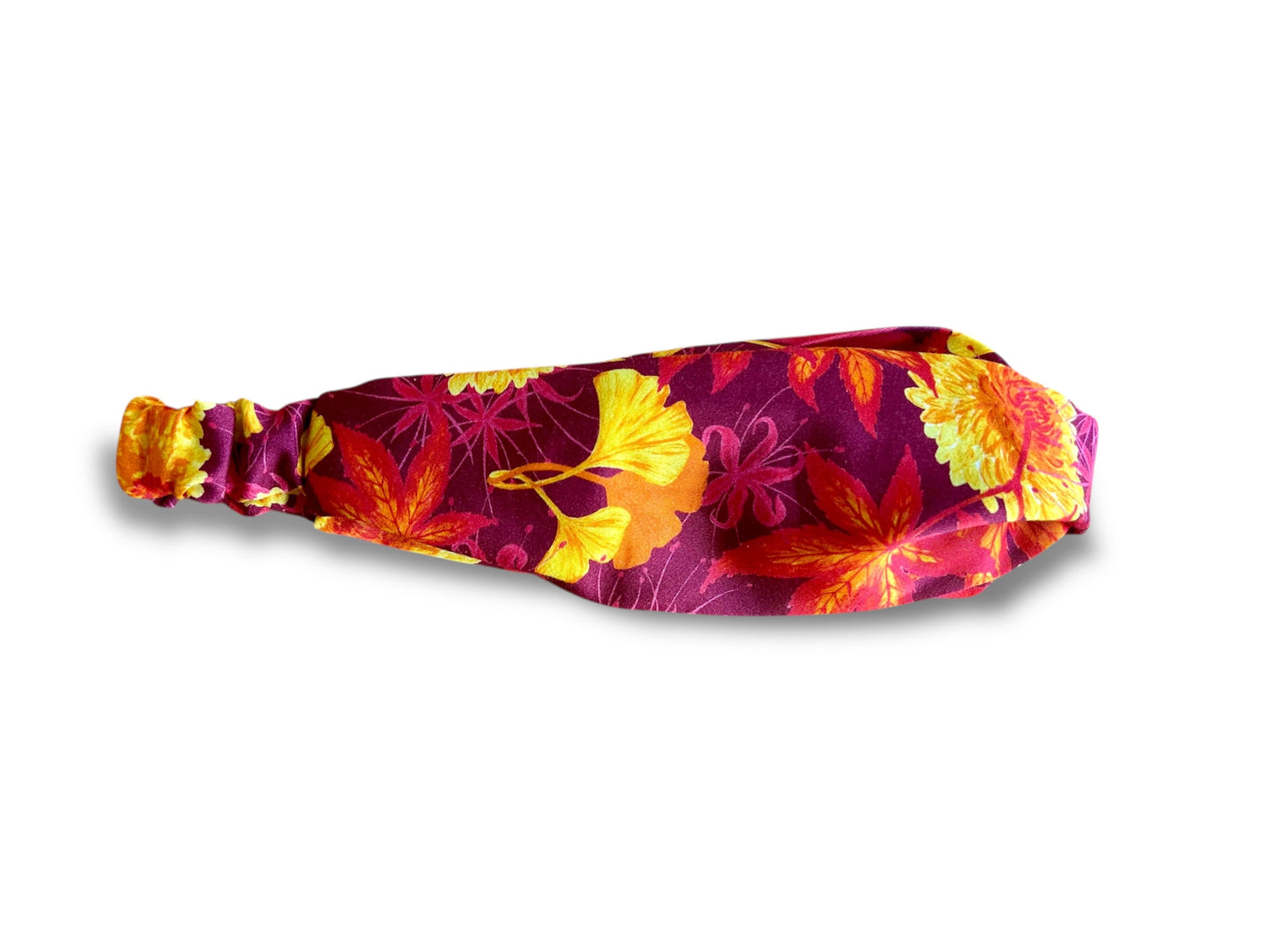 "Autumn Colors Park" fabric headband with elastic