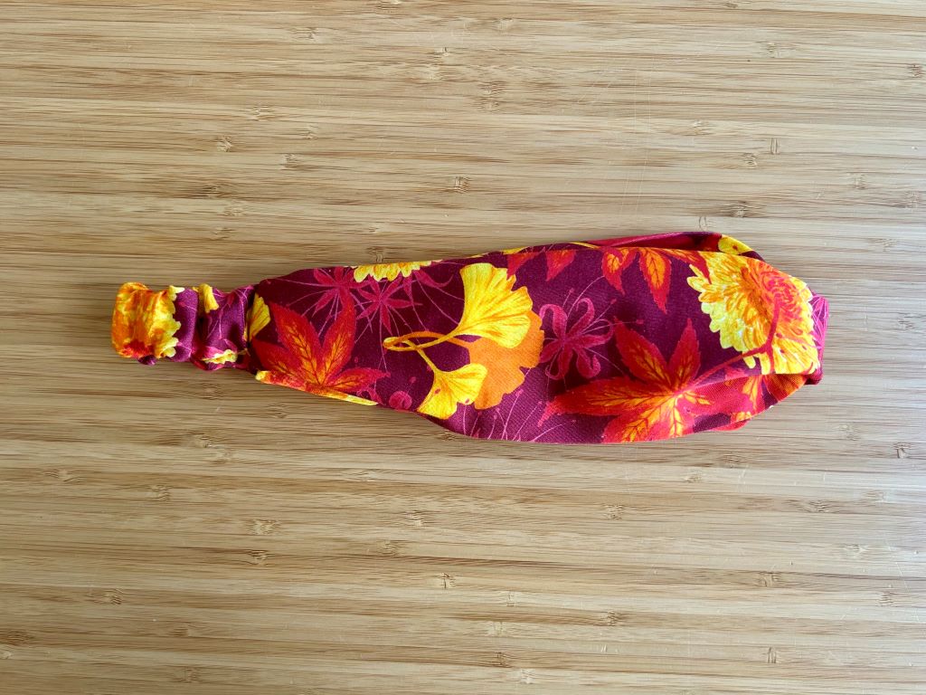 "Autumn Colors Park" fabric headband with elastic