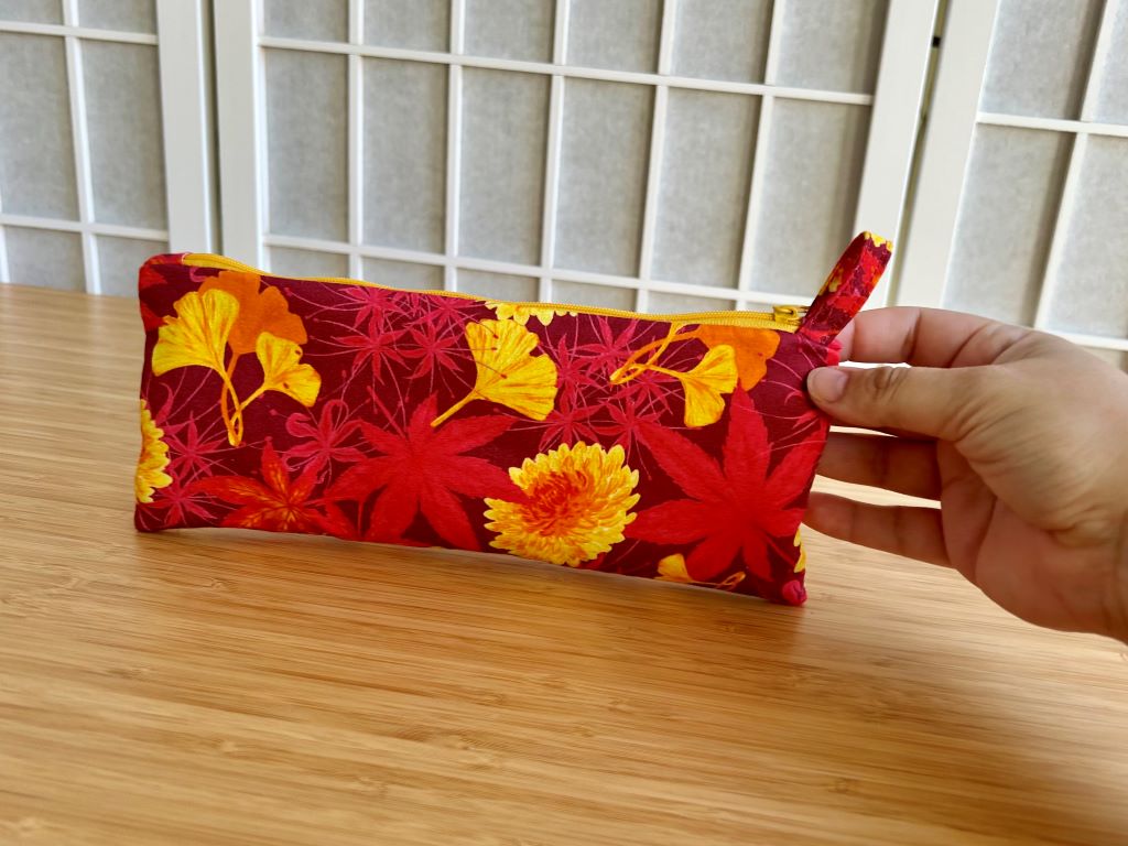 pencil case "Park in Autumn Colors"