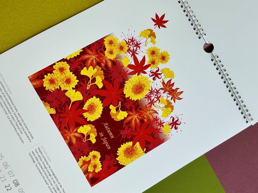 Wall calendar 2026 for Japan lovers, A3 size