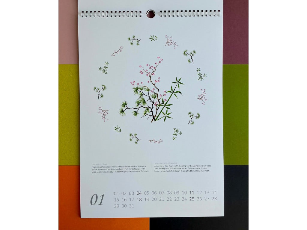 Wall calendar 2026 for Japan lovers, A3 size