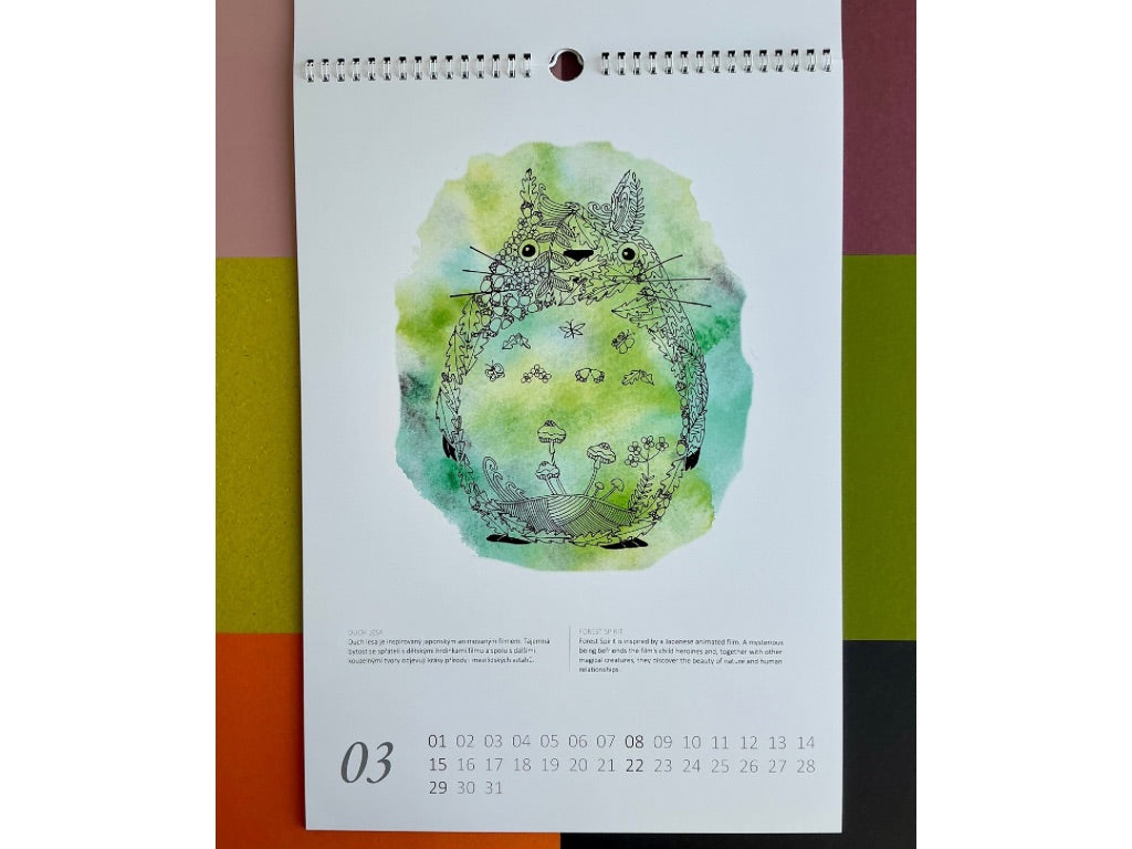 Wall calendar 2026 for Japan lovers, A3 size