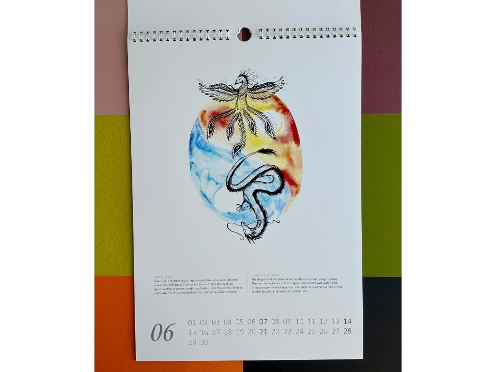 Wall calendar 2026 for Japan lovers, A3 size