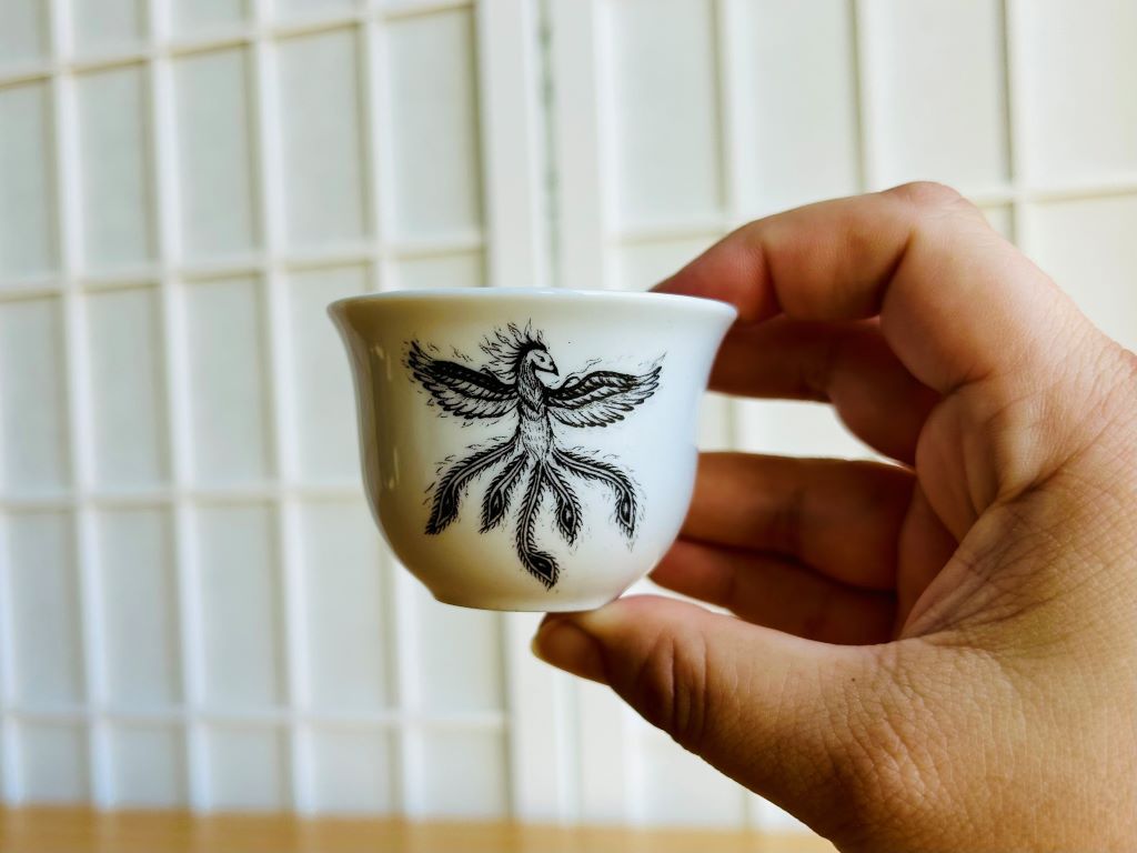 Sake and Tea Cup "Phoenix" 50 ml