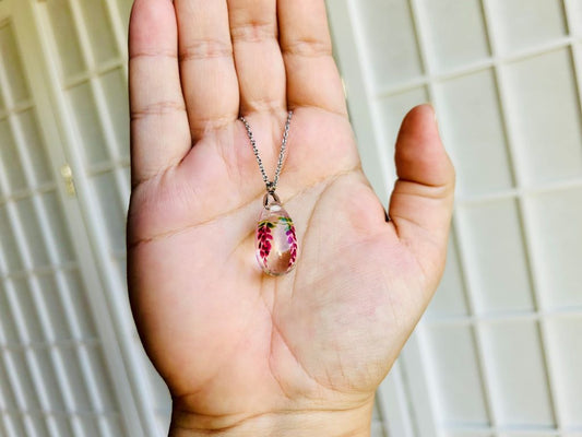 Glass Necklace "Wisteria"