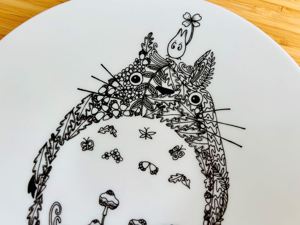 Dessert plate "Totoro", diameter 20 cm
