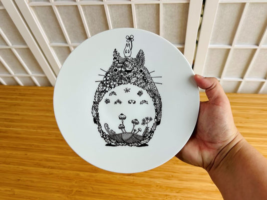 Dessert plate "Totoro", diameter 20 cm