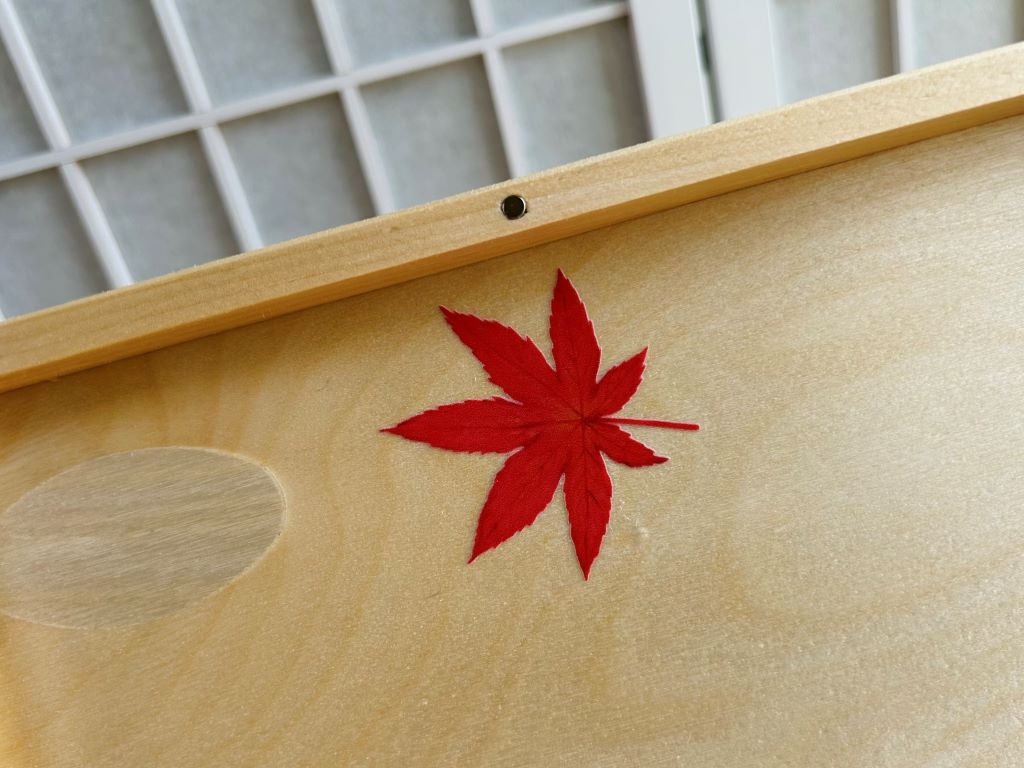 "Pagoda" wooden box for chopsticks and chopstick rests