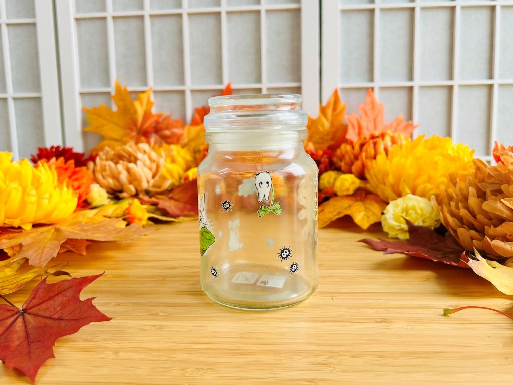 "Totoro" glass jar