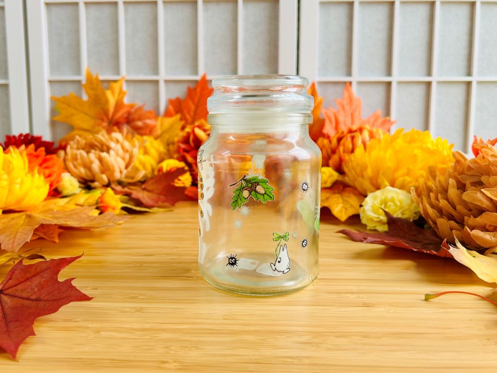 "Totoro" glass jar