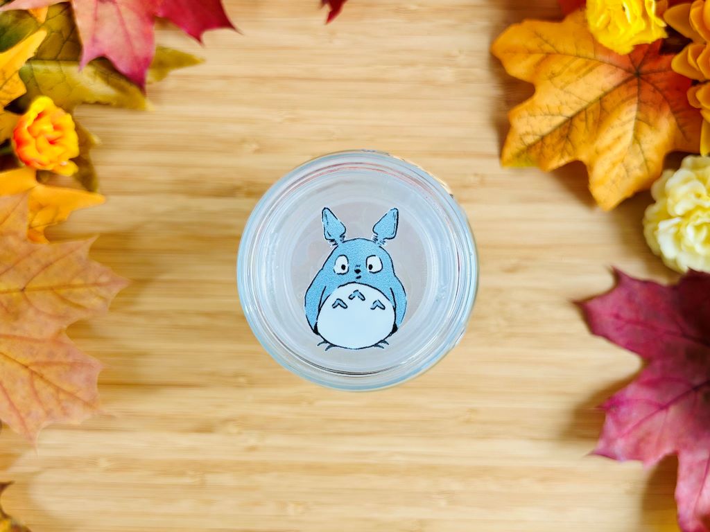 "Totoro" glass jar