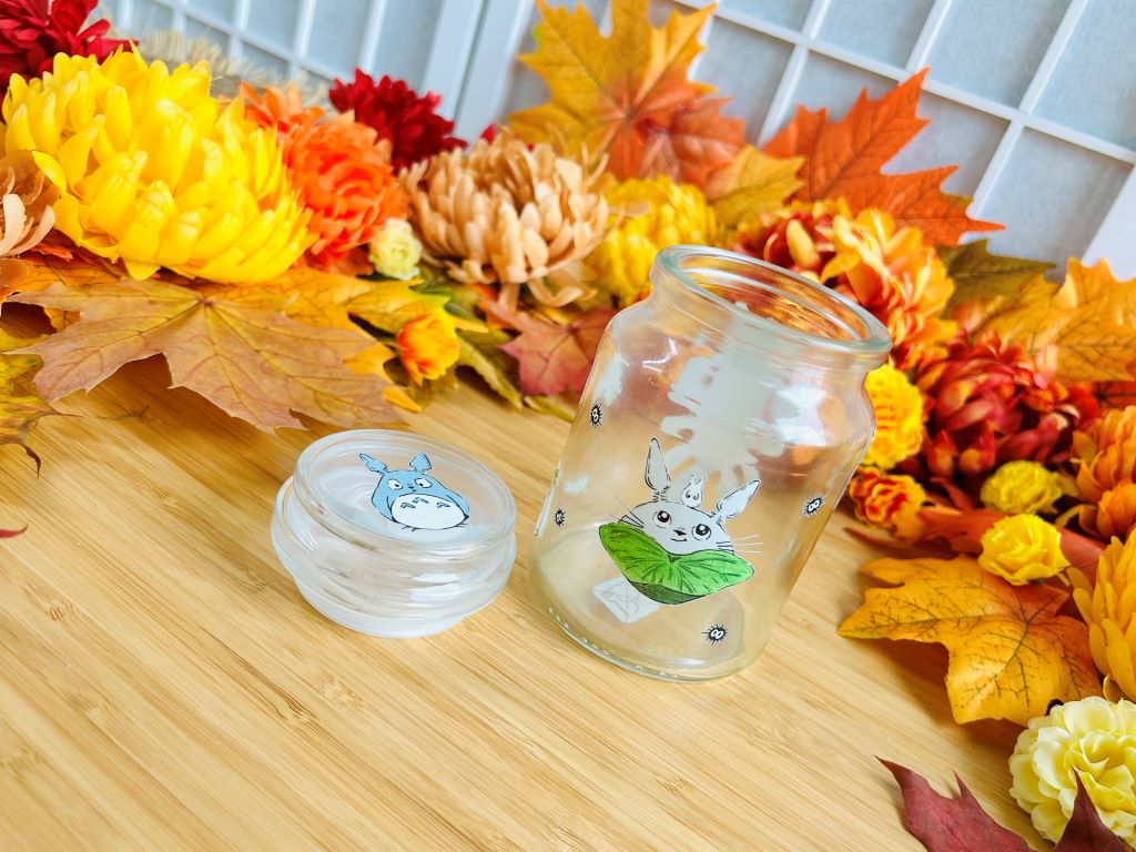 "Totoro" glass jar