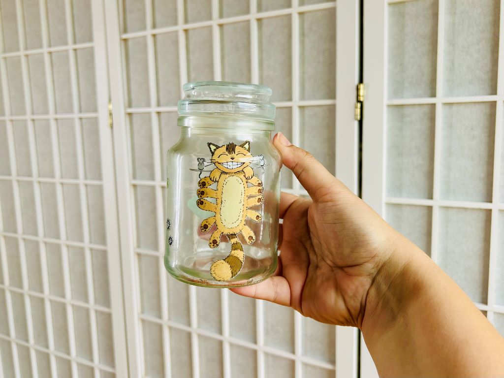 "Totoro" glass jar