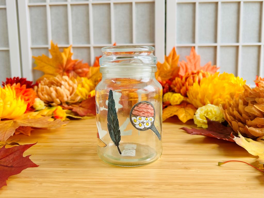 "Love & Magic" Glass Jar