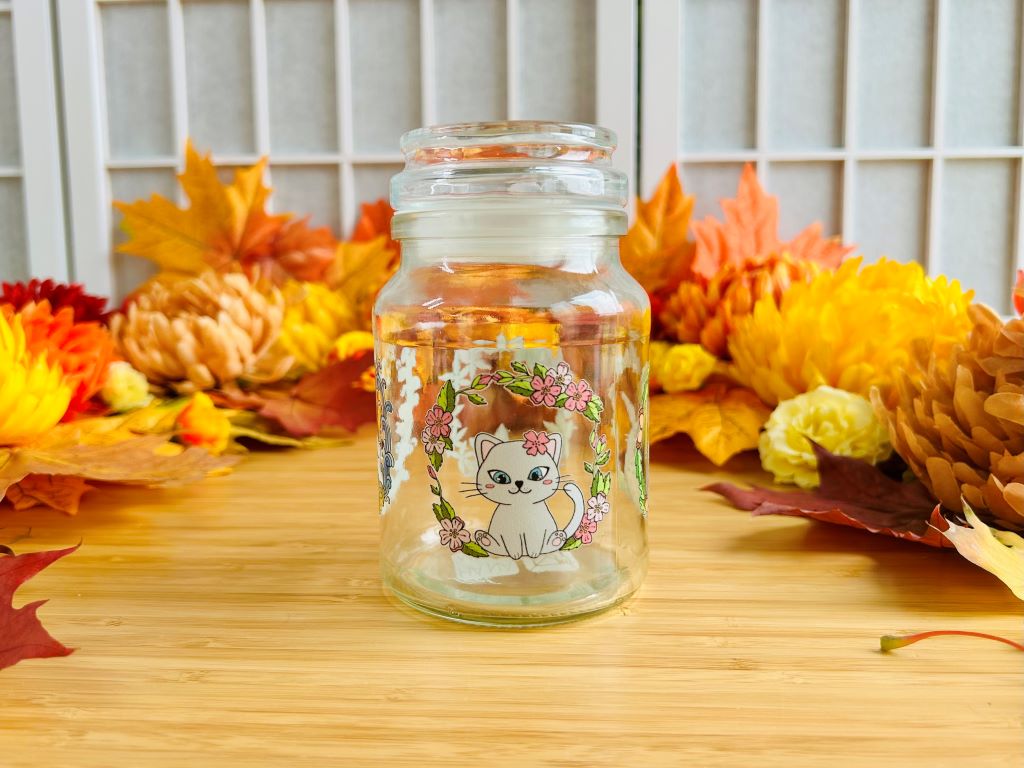 Glass jar "Cute Animals"