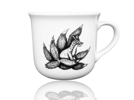 Large Mug + Spoon Set "Kyuubi no Kitsune"