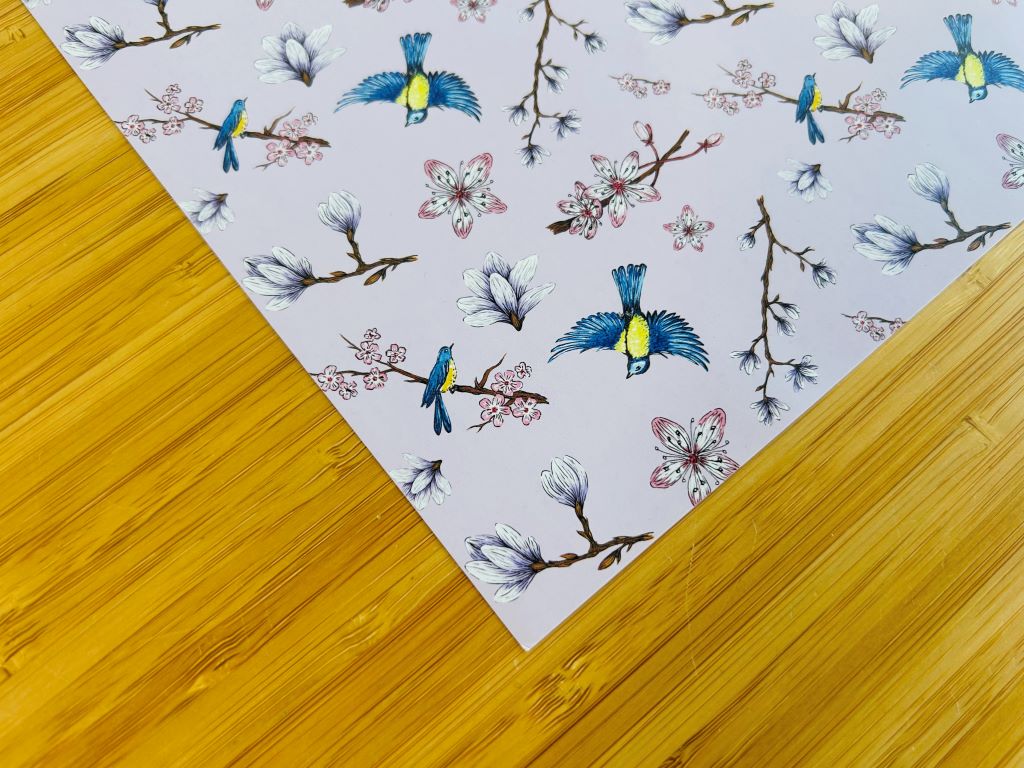 Wrapping paper set "Four Seasons" 475 x 680 mm