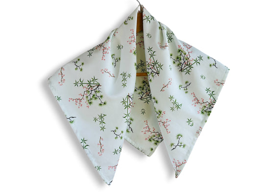 mittleres Tuch "Drei Winterfreunde" 67x67 cm