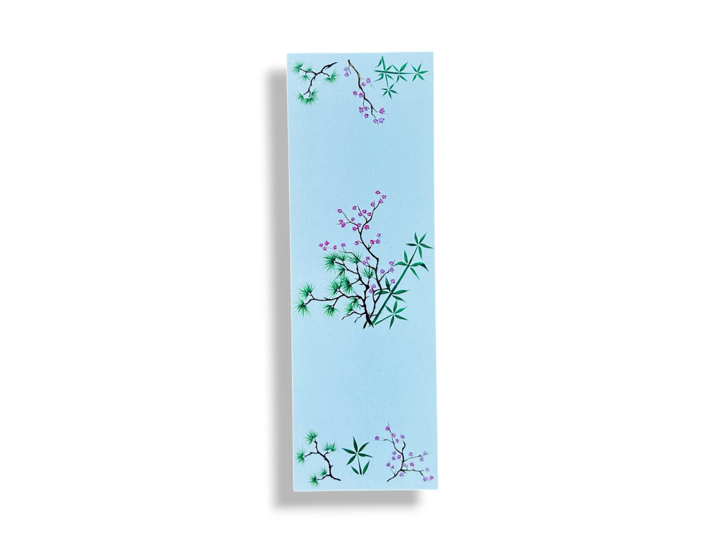 Bookmark "Three Friends of Winter" 15 x 5 cm