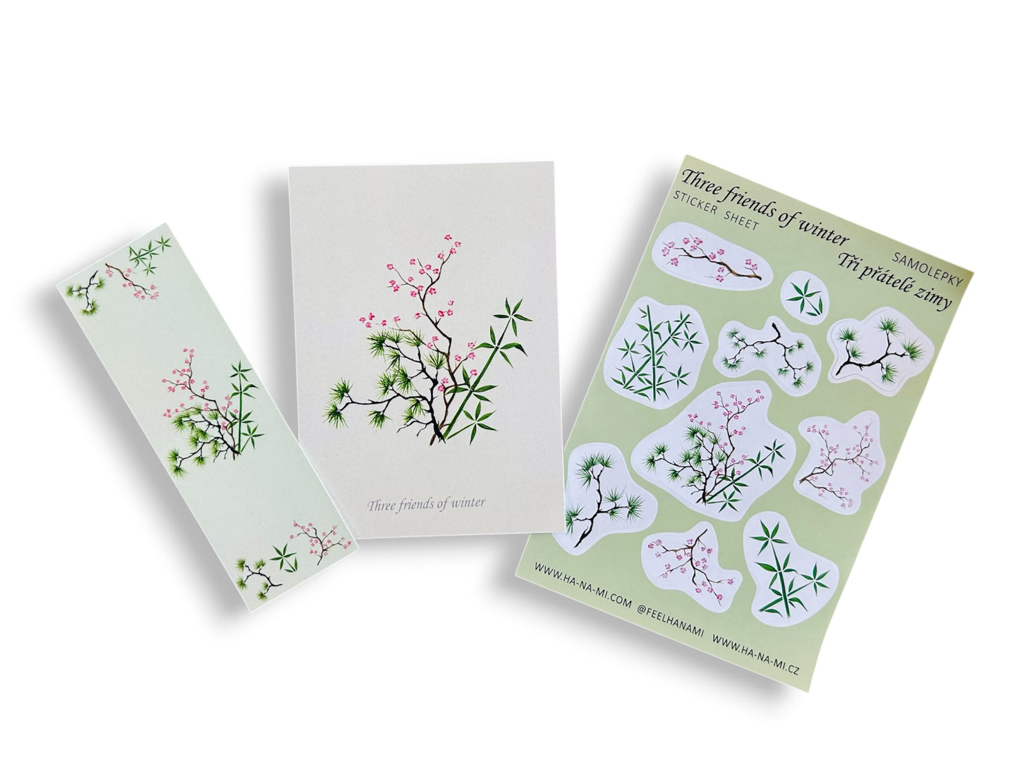Paper gift package "Three Friends of Winter"