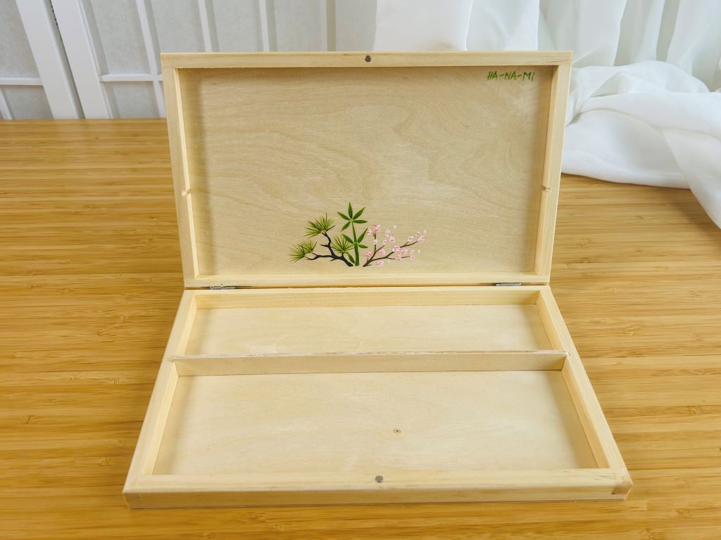 Gift set "Three Winter Friends" for chopsticks and rests