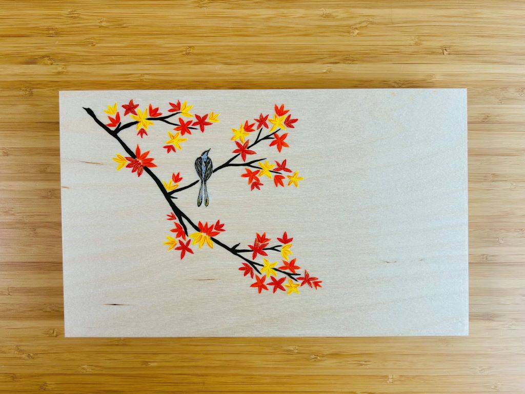 Geschenkset „Herbstabend“ für Essstäbchen und Stäbchenablagen