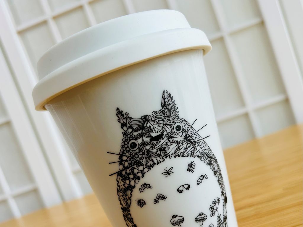To-Go mug "Totoro coloring book" 300 ml