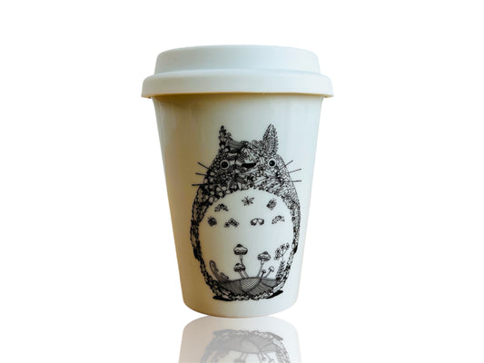To-Go mug "Totoro coloring book" 300 ml
