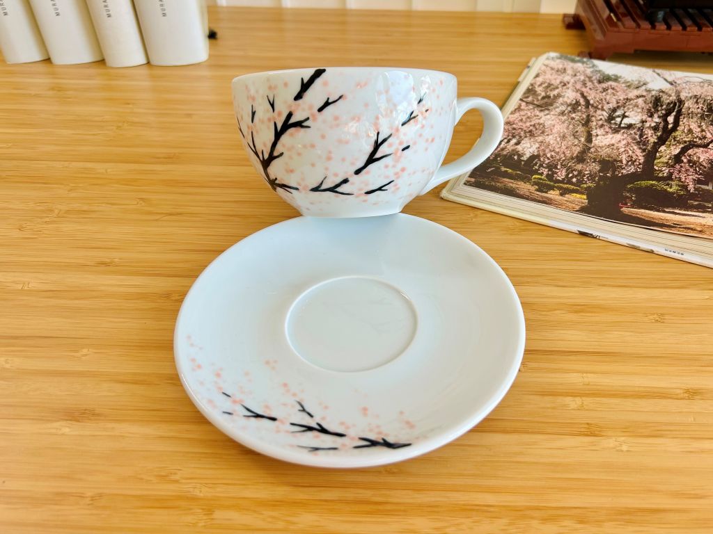 tea set "Morning Under the Cherry Tree"